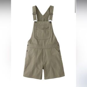 Patagonia Stand Up Olive Green Women's Shorts Overalls medium